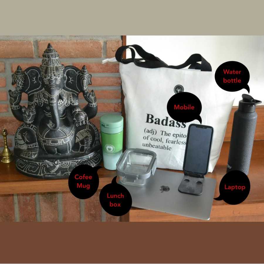 Canvas Personality Tote Bag Badass