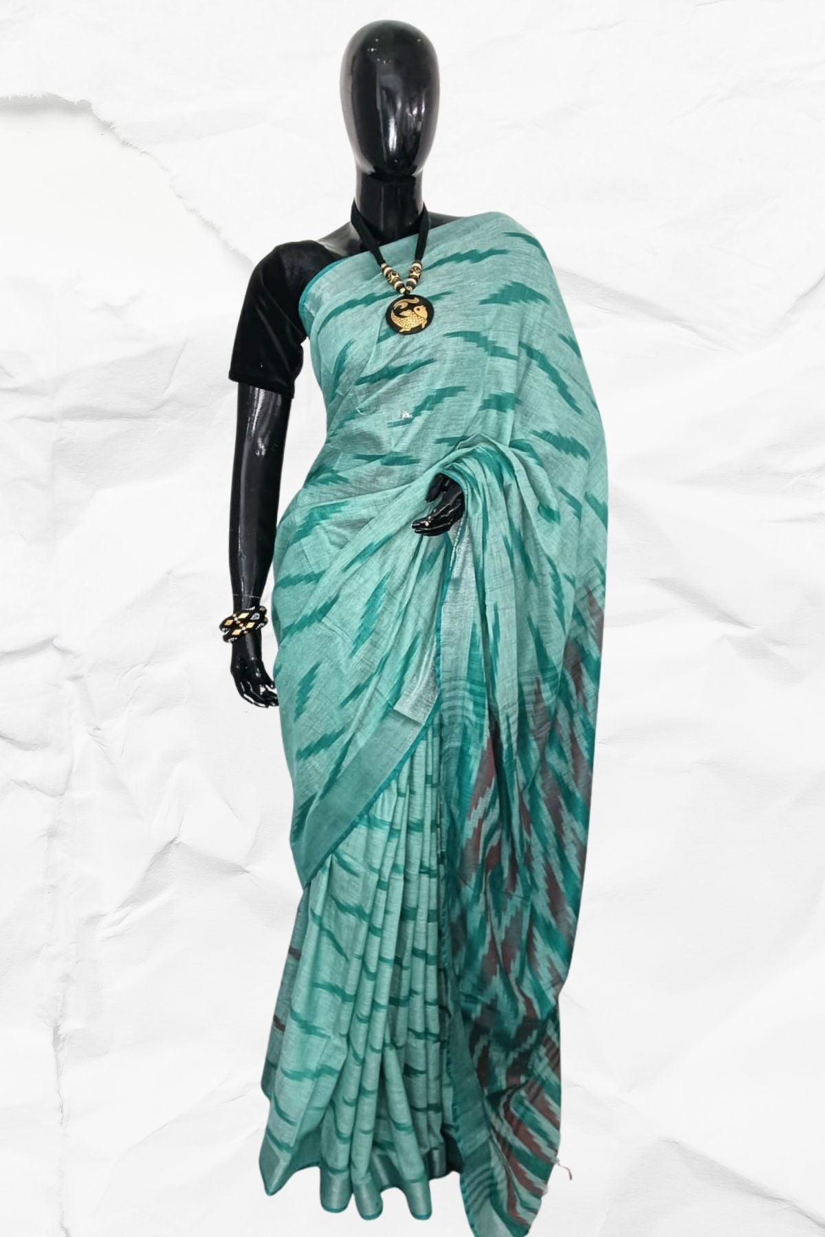 KANCHIPURAM COTTON SAREE (KP-01)