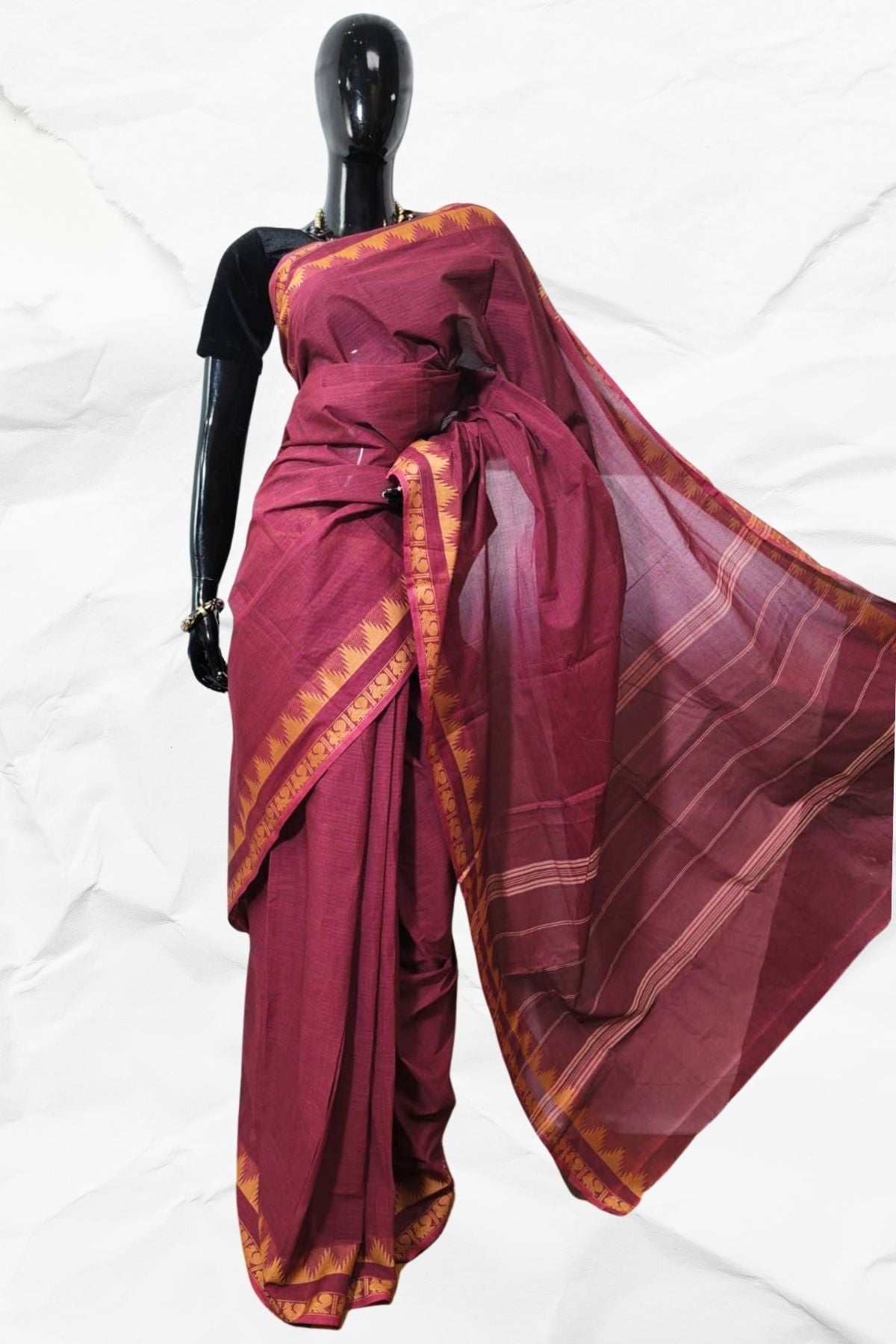 KANCHIPURAM COTTON SAREE (KP-05)