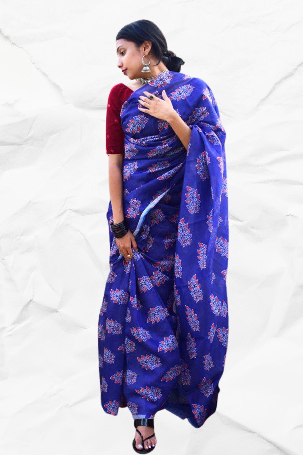 MUL MUL COTTON SAREE (MM-02)