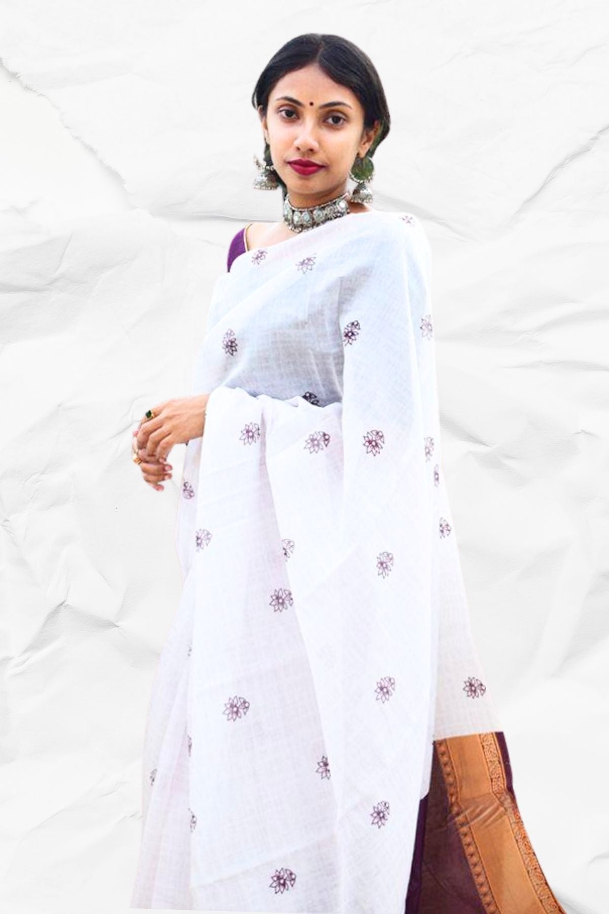 MUL MUL COTTON SAREE (MM-03)