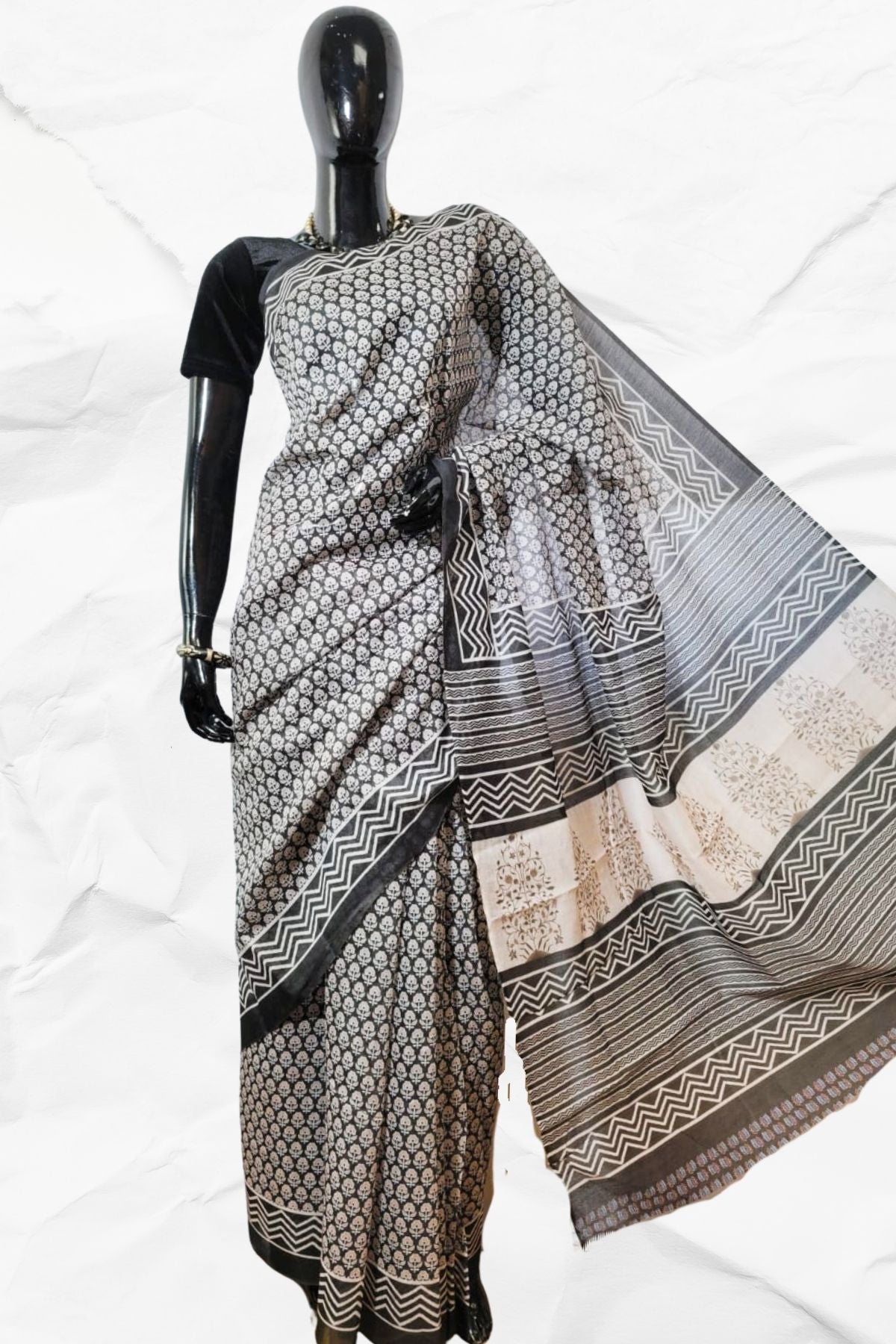 MUL MUL COTTON SAREE (MM-09)