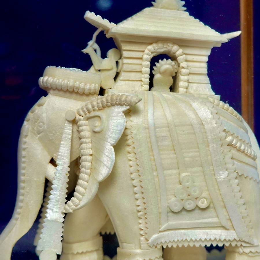 SHOLA HOWDAH ELEPHANT WITH CHARIOT