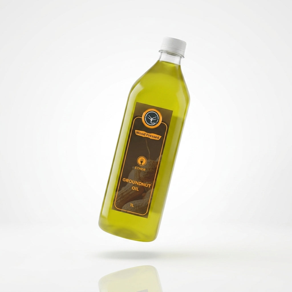 GROUND NUT OIL - WOOD PRESSED
