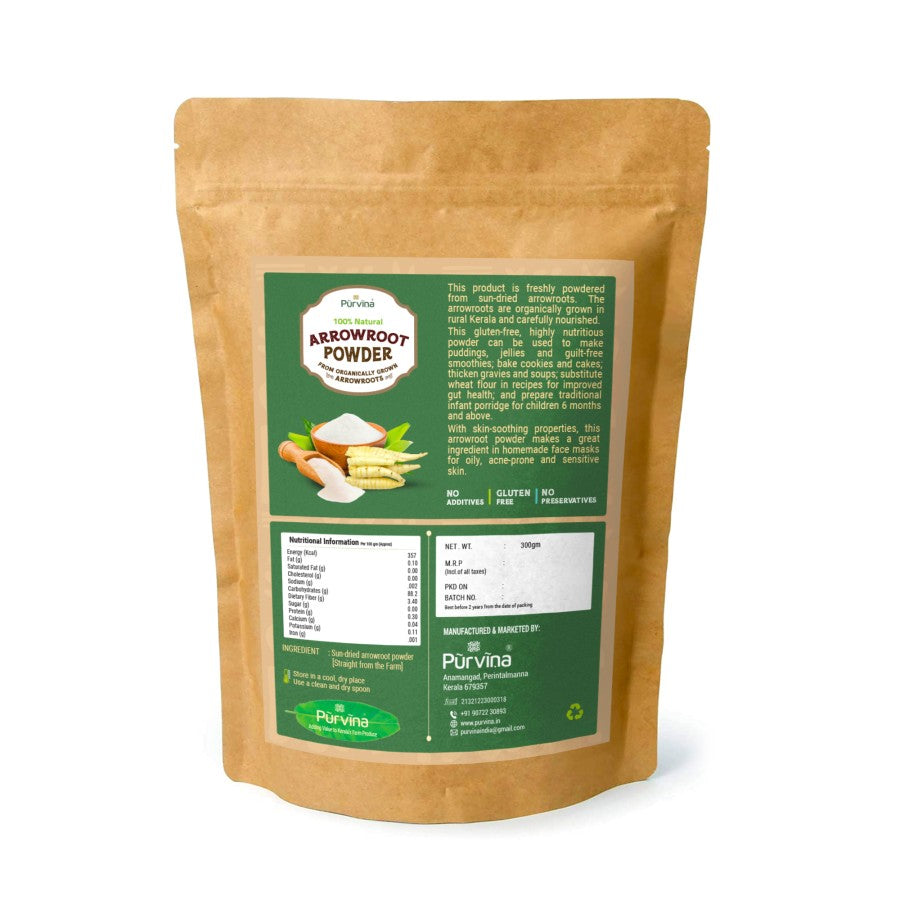 Arrowroot Packet 100% NATURAL ARROWROOT POWDER – Exotyq retail technologies private limited