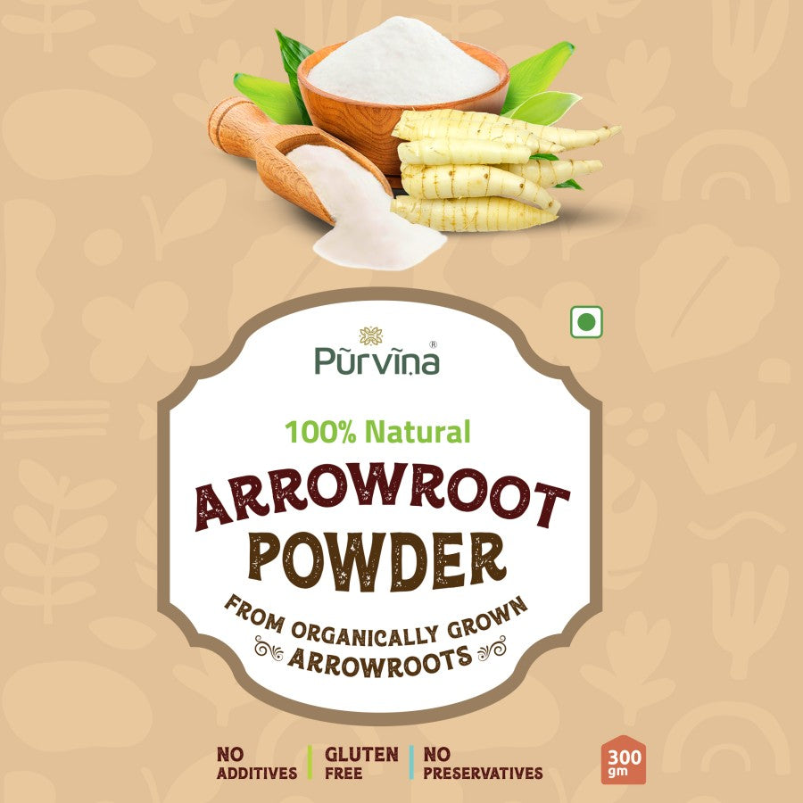 100% NATURAL ARROWROOT POWDER