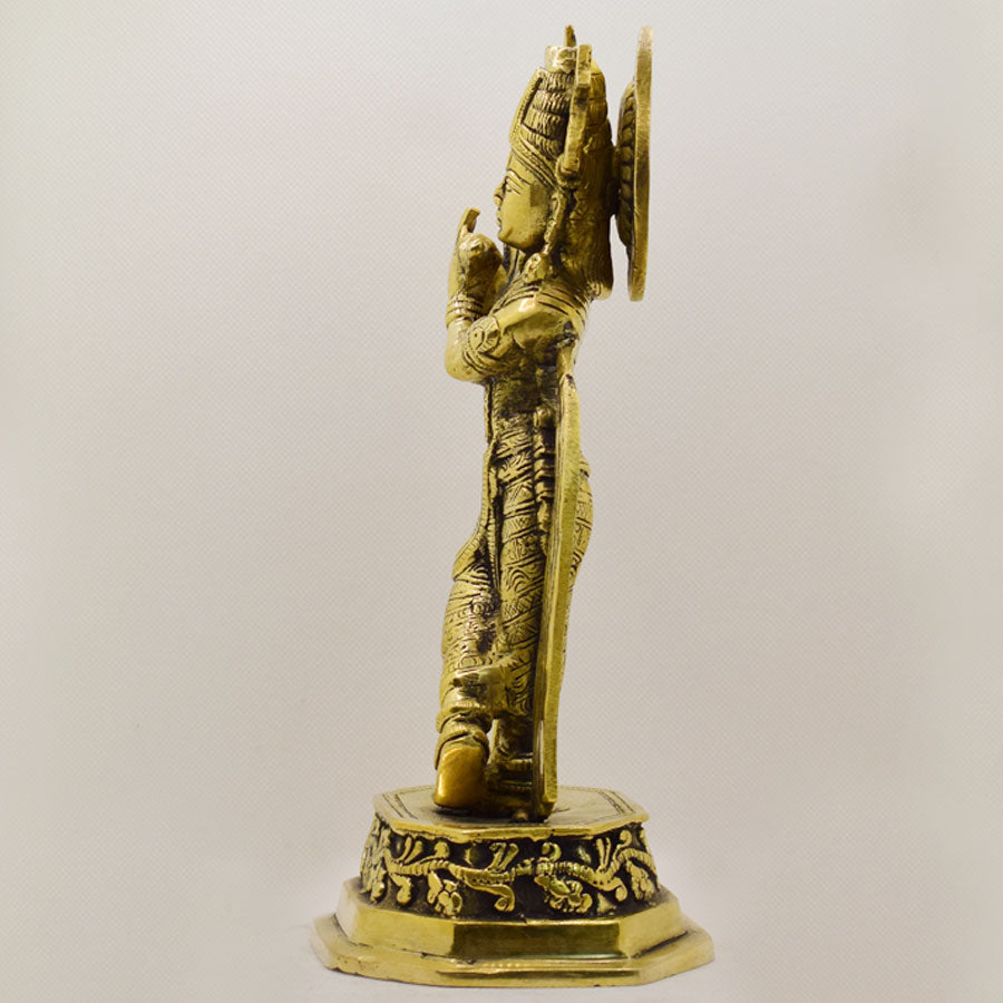 BRASS LORD KRISHNA STANDING