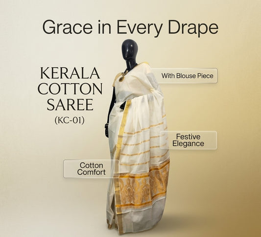 KERALA COTTON SAREE (KC-07)