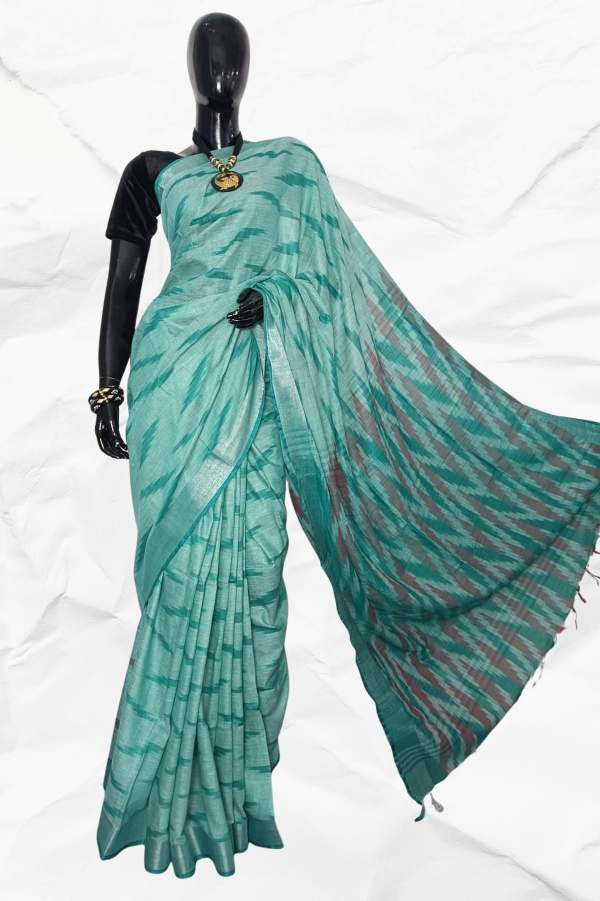 KANCHIPURAM COTTON SAREE (KP-01)