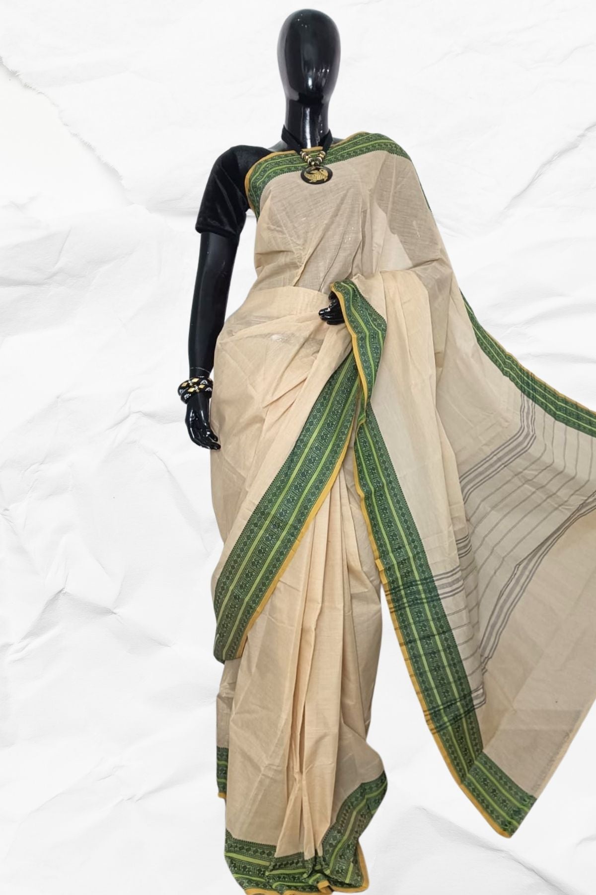 KANCHIPURAM COTTON SAREE (KP-02)