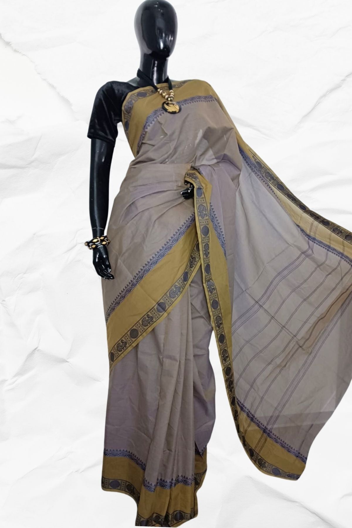 KANCHIPURAM COTTON SAREE (KP-06)