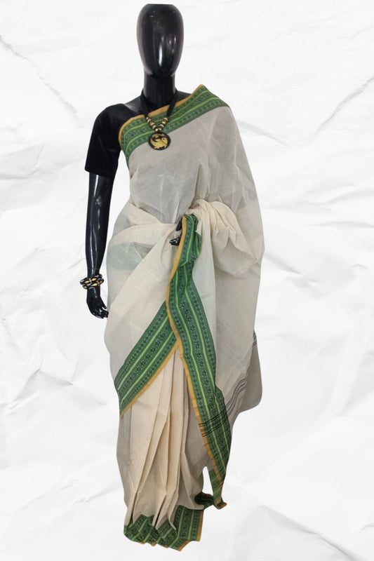 KANCHIPURAM COTTON SAREE (KP-07)