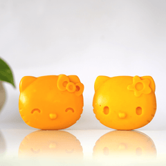 KIDS MANGO BUTTER SOAP(PACK OF 2 - HELLO KITTY SHAPED SOAPS)