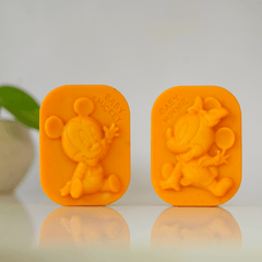 KIDS MANGO BUTTER SOAP(PACK OF 2 - MICKEY AND MINNIE SHAPE SOAPS)