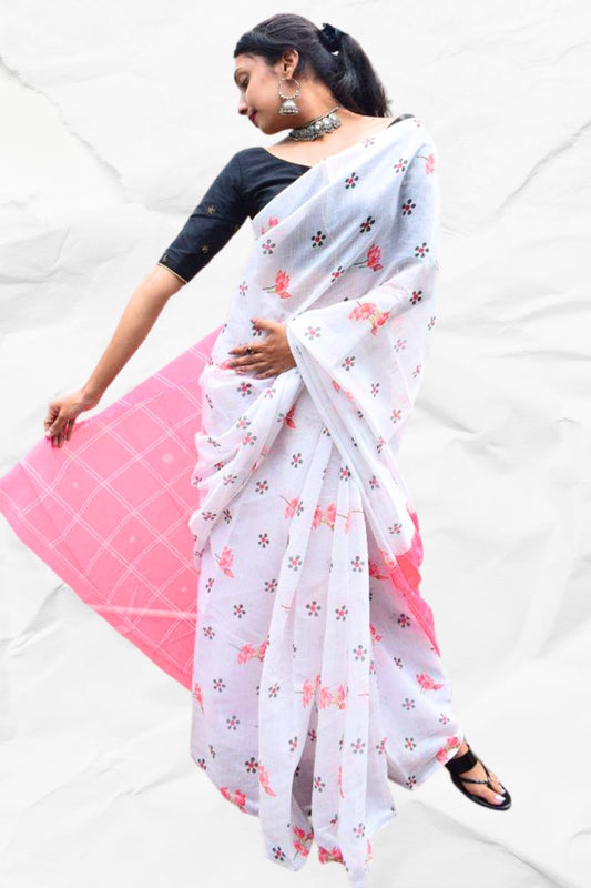 MUL MUL COTTON SAREE (MM-01)