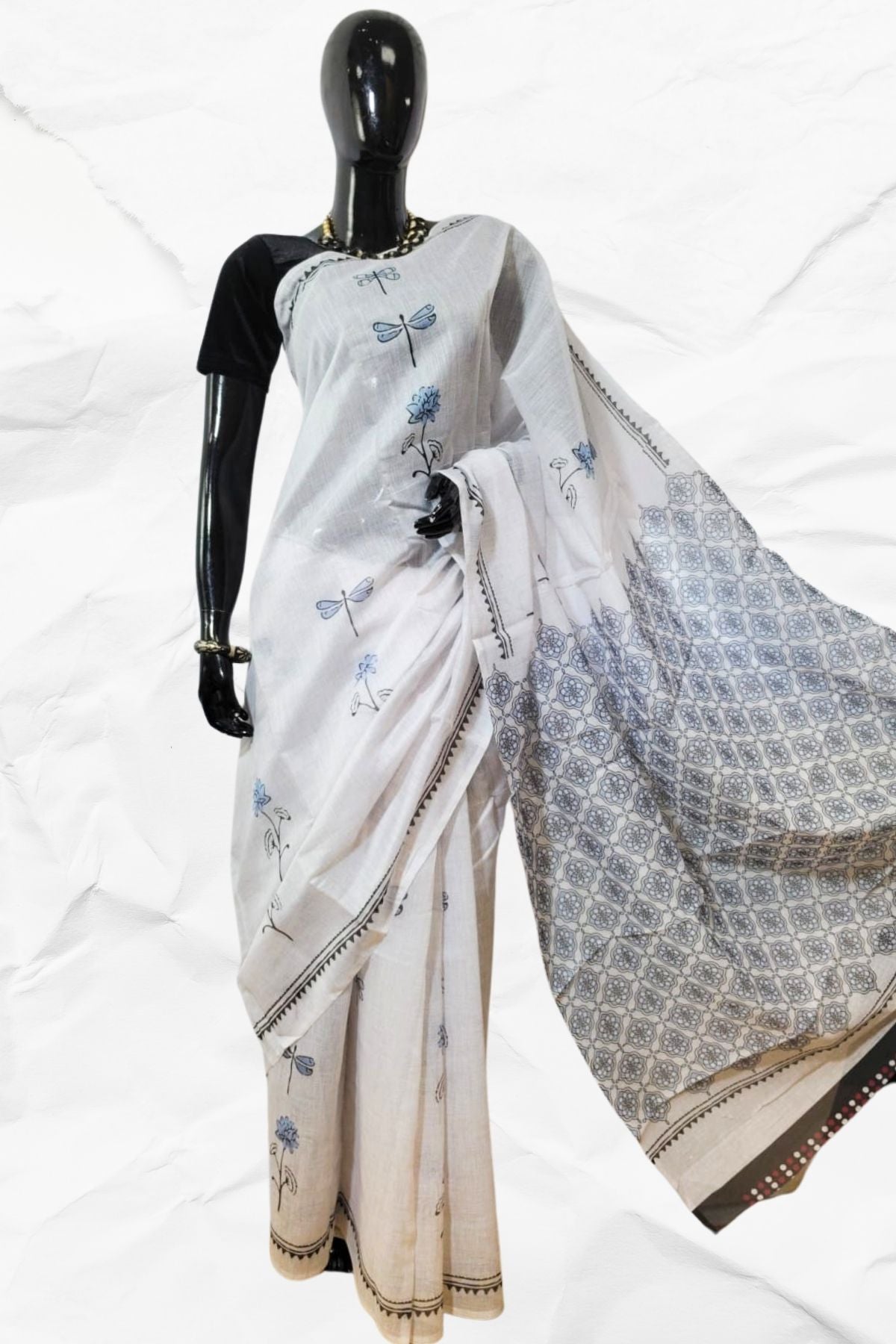 MUL MUL COTTON SAREE (MM-10)
