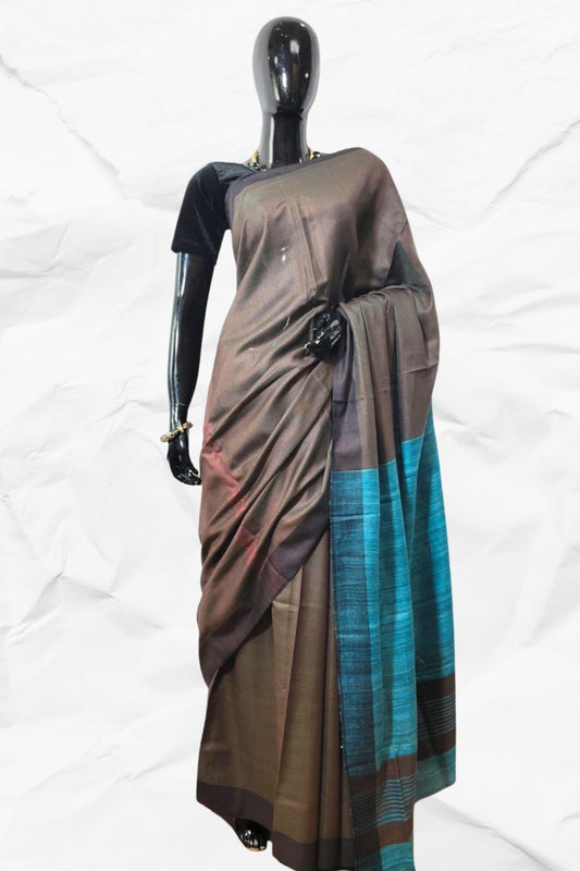 Mulberry Tussar Silk Saree (MS-02)