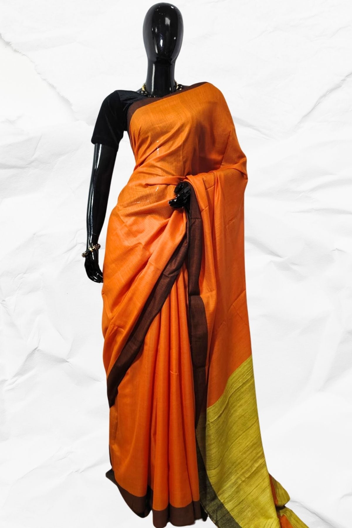Mulberry Tussar Silk Saree (MS-03)
