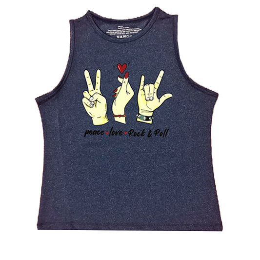 PEACELOVEROCK TANK TOP