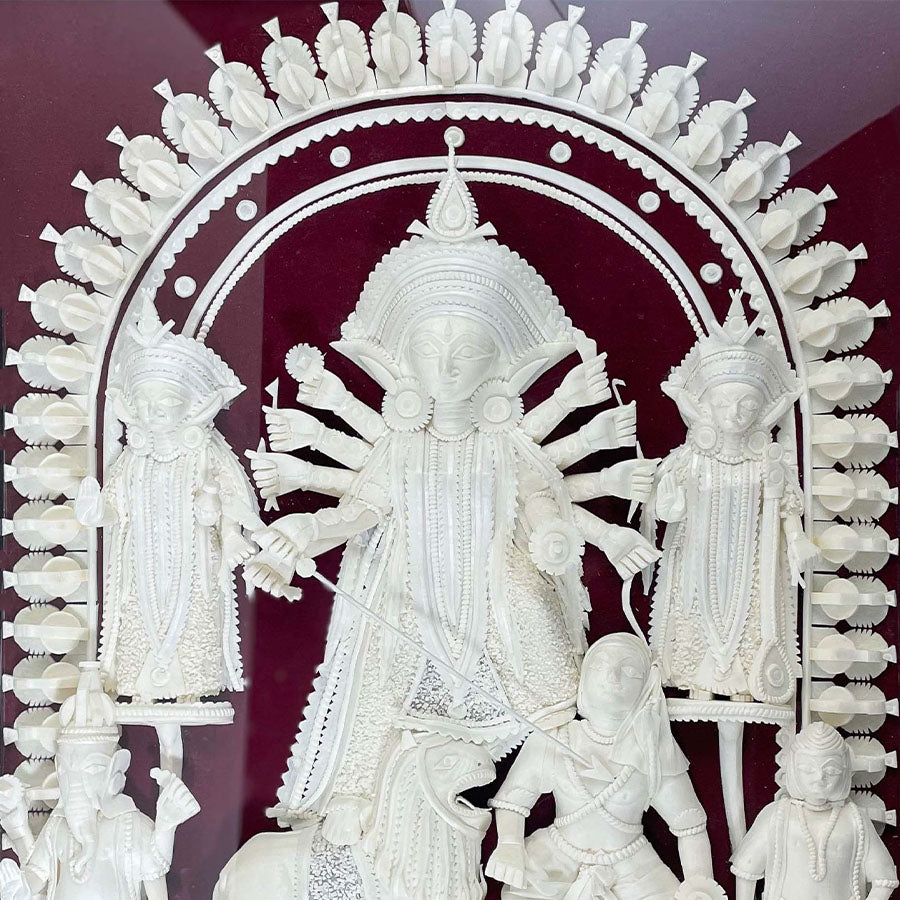 SHOLA DECORATIVE DURGA FAMILY