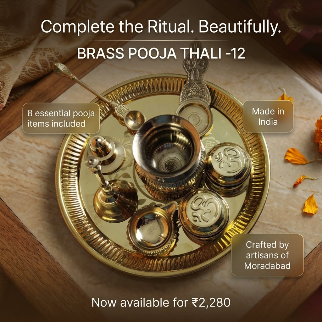 BRASS POOJA THALI