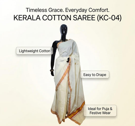 KERALA COTTON SAREE (KC-04)