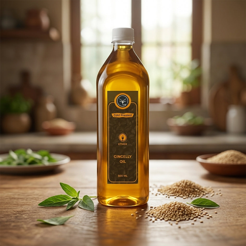 GINGELLY OIL - WOOD PRESSED