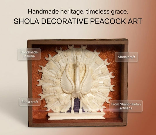 SHOLA DECORATIVE PEACOCK ART