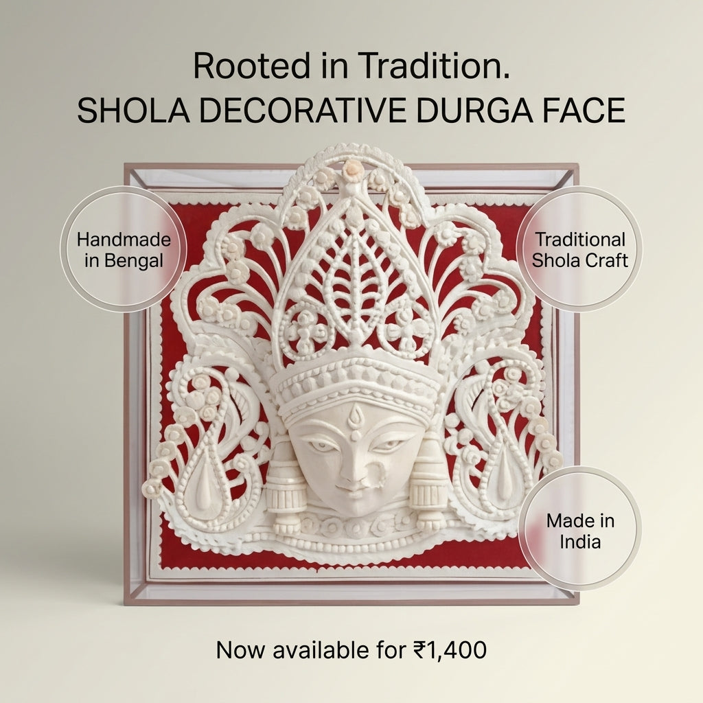 SHOLA DECORATIVE DURGA FACE