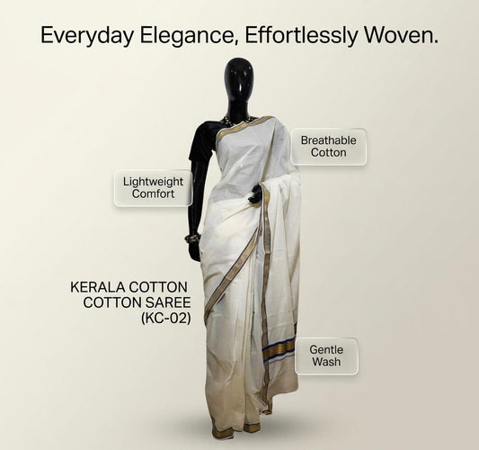 KERALA COTTON SAREE (KC-02)