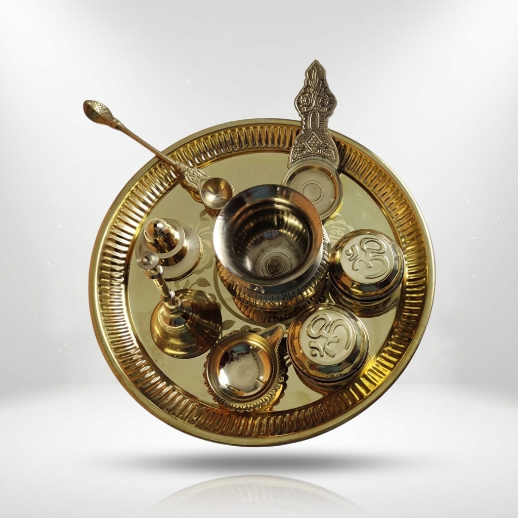 BRASS POOJA THALI